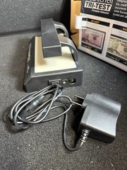 Tri Test – Counterfeit Bill Detector Machine only w/AC Adapter, Pen is not inclu