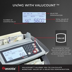 5520 UV/MG – Money Counter with ValuCount, UV/MG/IR Counterfeit Detection, A…