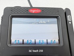 Ingenico ISC TOUCH 250 Credit Card Reader Payment Terminal w/ Pwr Adptr & Stylus