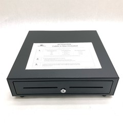 APG Vasario Cash Drawer VB320-BL1616 Lock #435 Ethernet Connect w/Keys Open Box