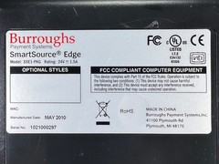 Burroughs SmartSource Edge SSE1-PKG Advanced OCR Check Reader w/AC Adapter🔥⭐