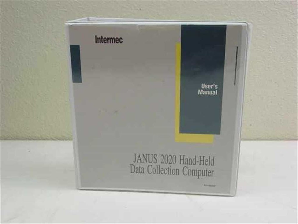 Intermec Janus 2020 Hand-Held Data Collection Computer User&rsquo;s Manual – 062366