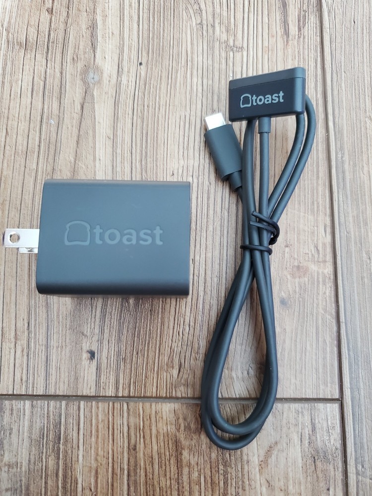 Genuine OEM Toast Flex POS Go 3 Handheld Charger Charging Cable w/ USB Adapter