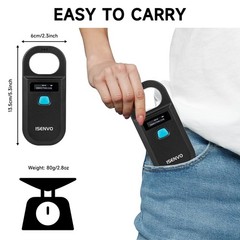 Pet Microchip Scanner Rechargeable RFID EMID Micro Chip Reader Scanner 134.2k…