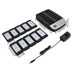 Restaurant Wireless Guest Paging System 10 Beepers Queuing Calling Pager Food