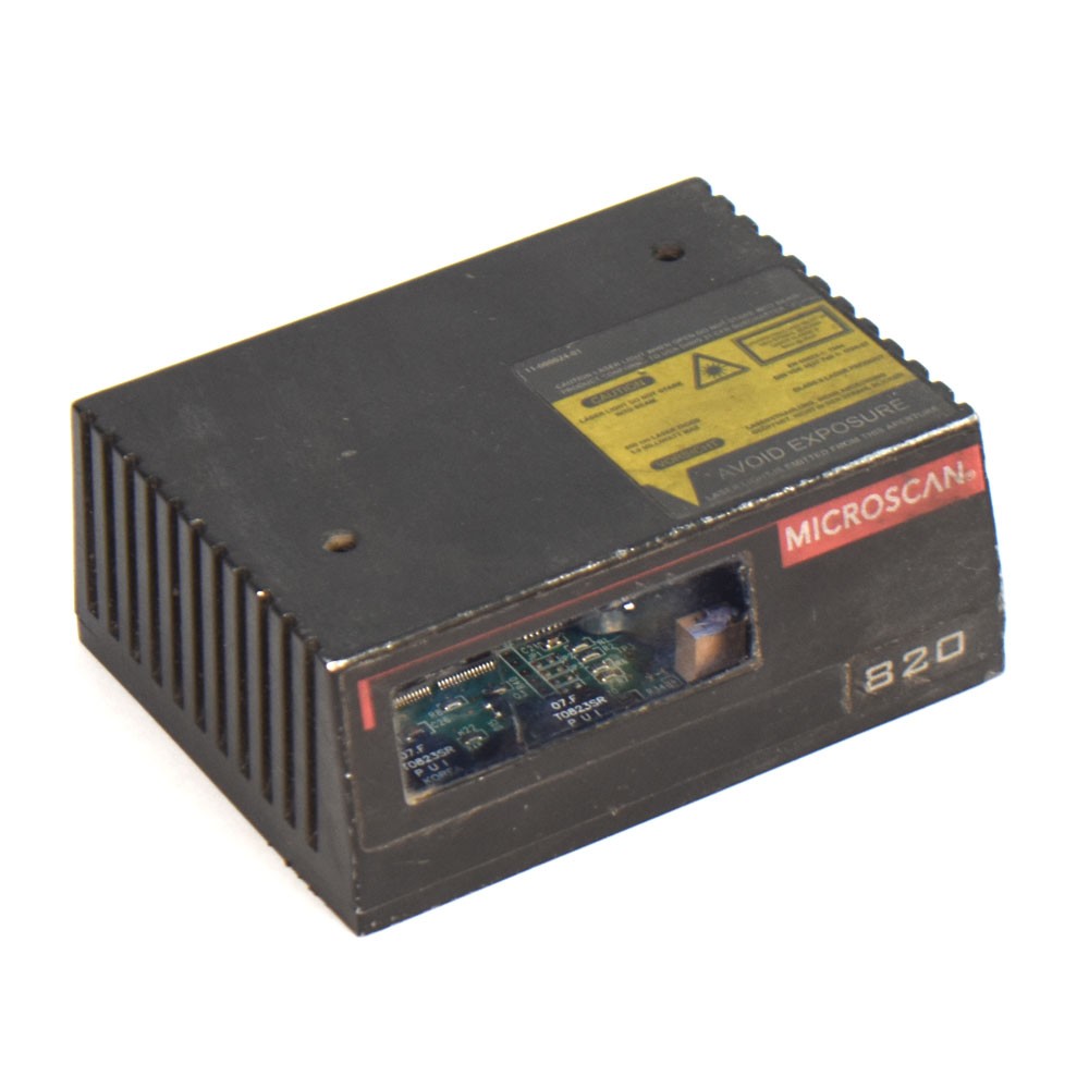 Microscan MS-820 Compact Single-Line Fixed Laser Barcode Scanner FIS-0820-0004G