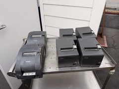 4 Epson TM-T20II M267D Thermal POS printers. Two TM-U220B Epson Therm. Printers
