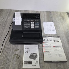 Casio PCR-T280 Electronic Cash Register Printer, Run Program Drawer Key & Manual