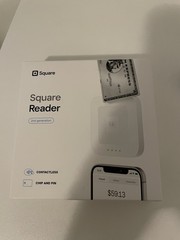 Square Reader (2nd Gen) Contactless Chip and PIN Card Reader, White