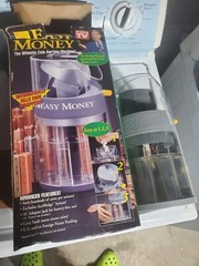 Easy Money Motorized Coin Bank The Ultimate Coin Sorting Machine AsSeenOnTV NEW