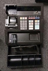 Sharp XE-A107 Electronic Cash Register with 1 Key-untested Missing Power Cord