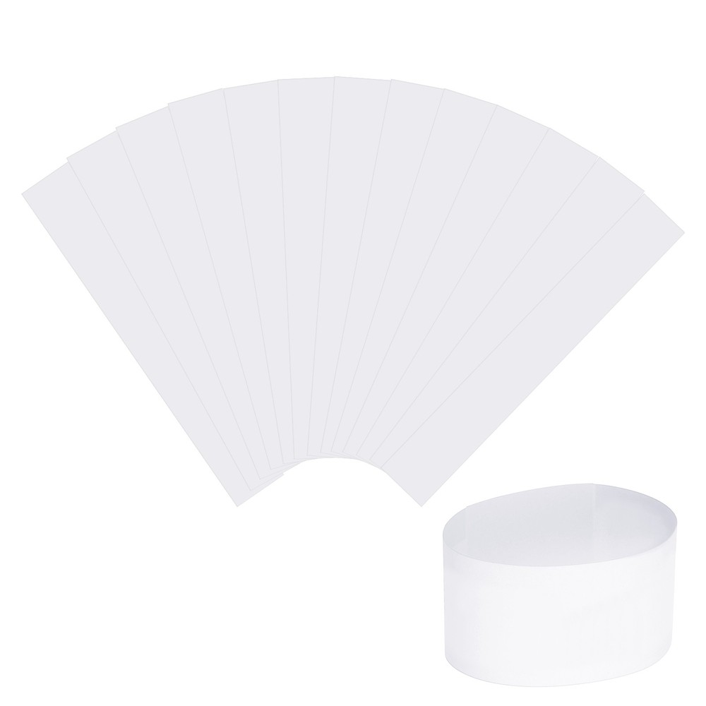 200Pcs Money Band Dollar Money Bill Wrapper Self-Adhesive Bill Band White