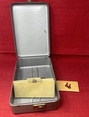 VTG Lock Cash Receipt Box Metal Stash Storage Locking with Keys Safe Heavy Duty