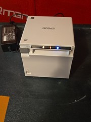Epson TM-M30II Thermal Receipt Printer with Power Supply M362B White USB+ LAN