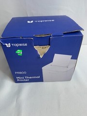 Topwise Thermal USB Receipt Printer, Monochrome, 80mm Print Width, Model PR800