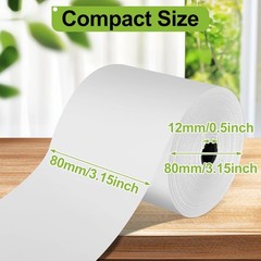 10 Rolls 3 1/8&Prime; x 230&prime; Thermal Paper POS Cash Registers Receipt Paper Roll 80mm