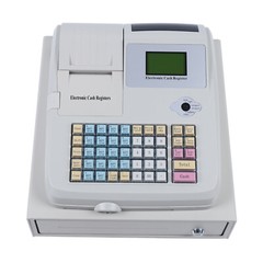 Electronic Pos Cash Register Cashier Machine With Drawer Financial Equipment