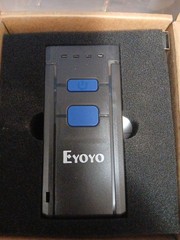 Eyoyo MJ2877 Bluetooth Laser Barcode Scanner Reader. AE
