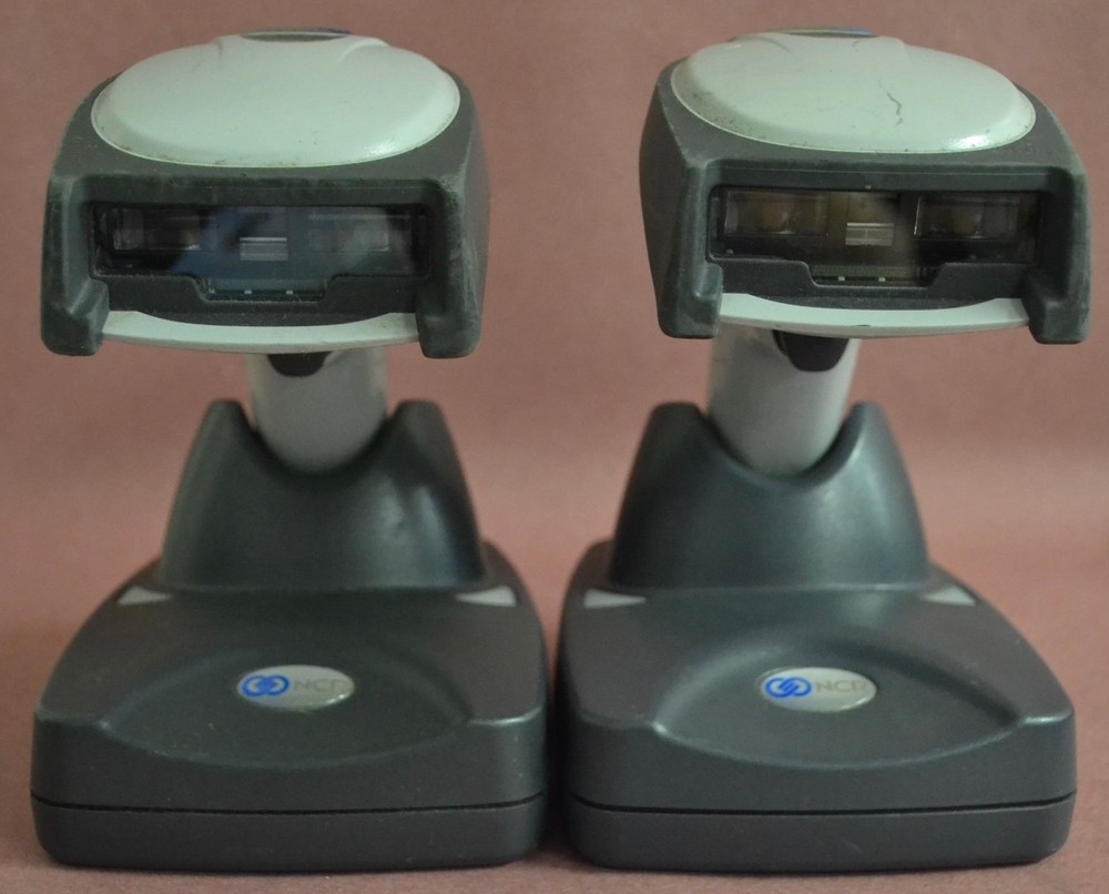 Honeywell NCR 3820 Wireless Bluetooth Barcode Scanner 7837-3102-9090 Lot of 2