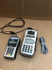 First Data FD35, EMV NFC Dial/IP Credit Card Pin-Pad with FD100Ti included ~