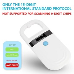 Pet Microchip Reader Scanner with OLED Display | Supports FDX-B & EMID Chips