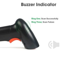Handheld USB Barcode Scanner Wired Automatic 1D Bar Code Reader for Black