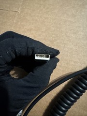 COILED CABLE HONEYWELL BARCODE SCANNER CBL-500-300-C00 5V REV A USB
