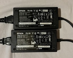 2 Epson M244A TM-T88V USB POS Thermal Receipt Printers Auto Cut, cables + Paper