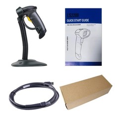 ZEBRA Symbol LS2208-SR20007R-NA Standard Range Barcode Scanner w/ Stand & Cable