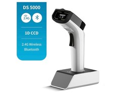 NETUM Fashionable Bluetooth Wireless 1D Barcode Scanner White DS5000