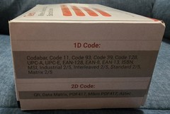 In Box Tera Pro 8100 Industrial Wireless Barcode Scanner 2D QR 1D Bar