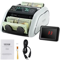 Money Counter 1000pcs/min Cash Bill Counter UV MG IR DD Counterfeit Detect