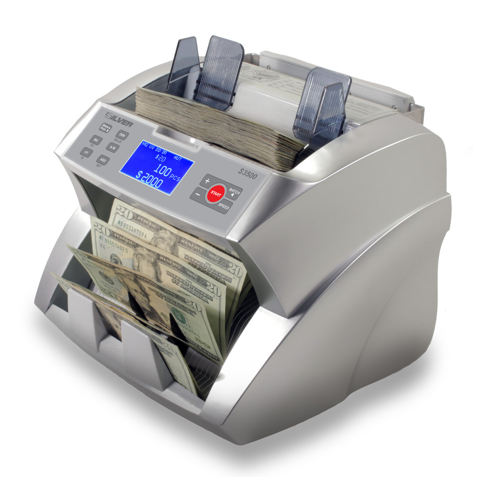 AccuBanker Silver S3500 High Speed Bill Counter