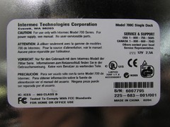 INTERMEC 700C SINGLE DOCK