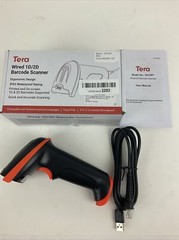 Tera D5100Y Wired 1D 2D Barcode Scanner Open Box