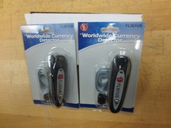 2 x Sona Enterprises Worldwide Counterfeit Currency Detector (FL301)
