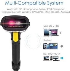 Lector De Codigo De Barras Punto De Venta POS Laser Inventario USB 2.4G NUEVO US