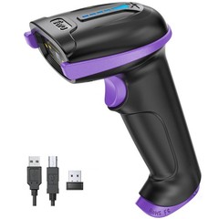 Tera Barcode Scanner with Battery Indicator: 1D Wireless, 5100 Purple