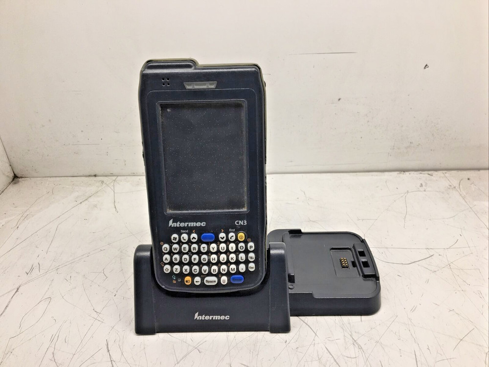 Intermec CN3 mobile computer and cradle with battery AD10 AB16 barcode scanner