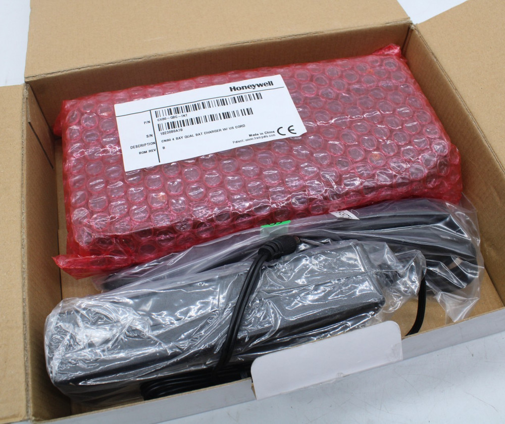 Honeywell CN80 Quad Battery Charger w/ Power Supply CX80-QBC CX80-QBC-INT