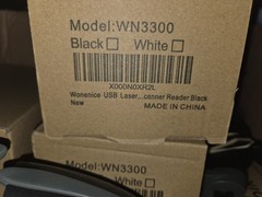 Lot of 2 USB Laser Barcode Scanner Wired Handheld Bar Code Scanners Black