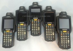 Lot of (5) Motorola Symbol MC3090R-LC38S00GER Laser Wireless Barcode Scanners