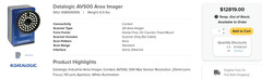 Datalogic 2D Area Imager AV500-258W Barcode Scanner 938000006 *NEW*