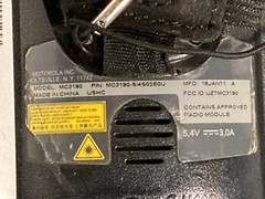 Motorola Symbol MC3190 Barcode Scanner Pus Cradle & Spare Battery w/Adapter