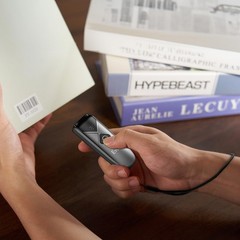 Bluetooth 2D&1D Barcode Scanner, Portable Wireless Mini Barcode Reader with 2…