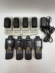 Lot of 4 Motorola Symbol MC32N0 Barcode Scanners | Powers On | Locked READ!