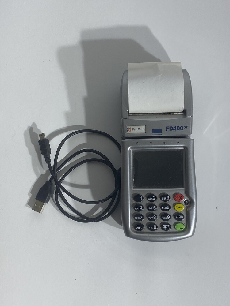 First Data FD400GT Credit/Debit Card Machine POS Terminal