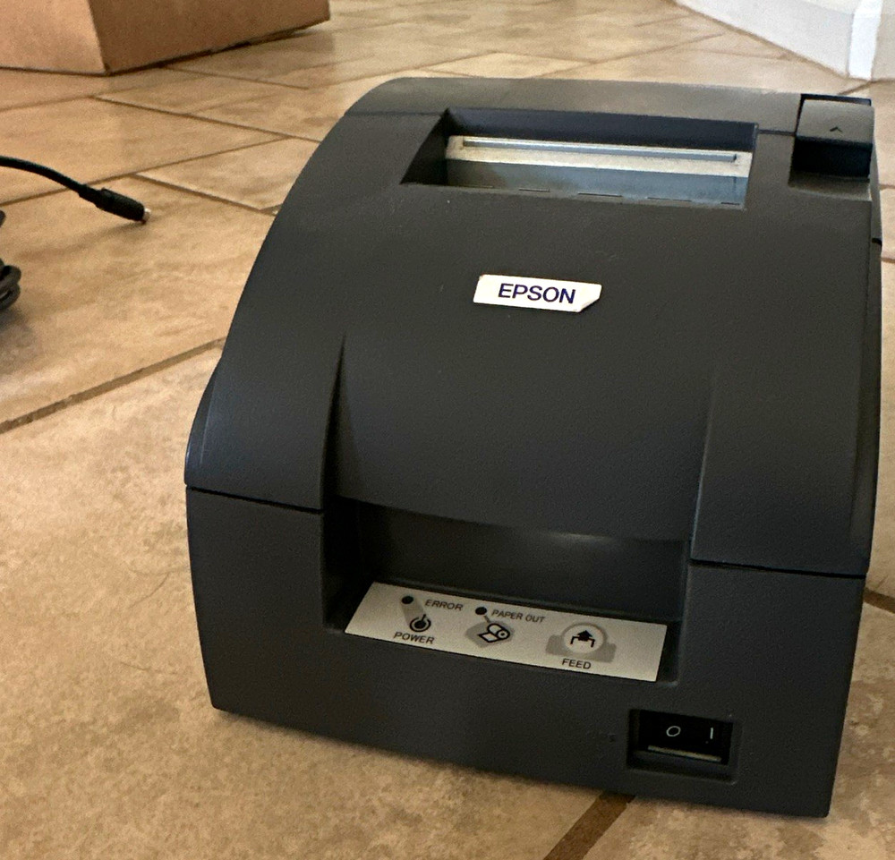 Epson TM-U220PD Dot Matrix POS Receipt Printer Serial Windows Auto-Cutter 2.83in