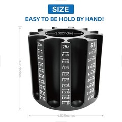 Coin Counter Change Sorter｜Pen & Pencil Holder as Desk Organizer｜Piggy Bank f…