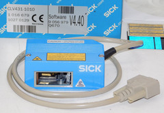 New Sick CLV431-1010 Fixed Mount Laser Barcode Scanner with Software 1016679